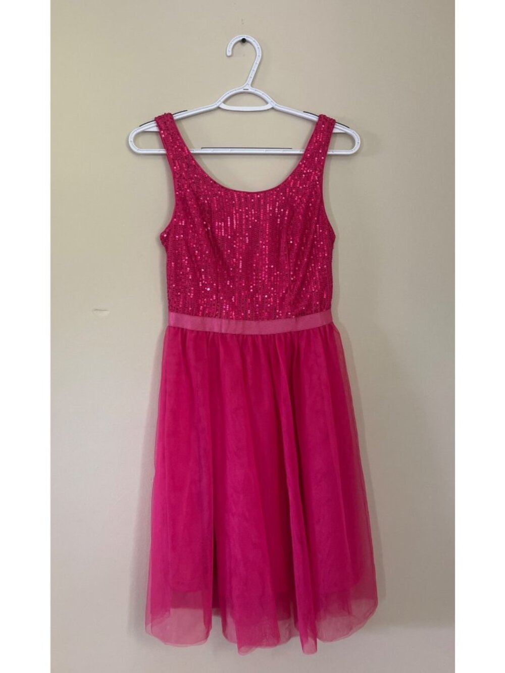 BeryLove Womens XSmall Pink A-Line Homecoming Sequin Maxi Formal Strapless Dress